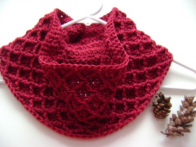 Diamond Hat and Cowl for Women-cowl2-jpg