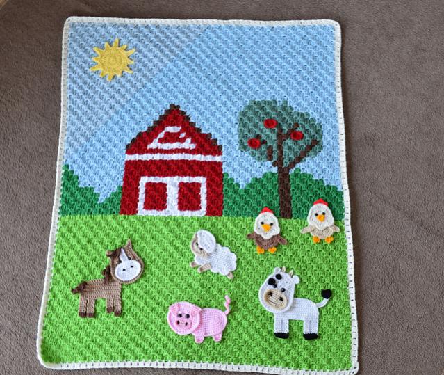 Farm Animal Baby Blanket-animal2-jpg
