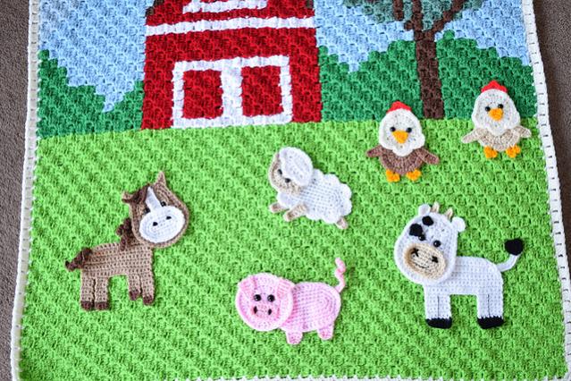 Farm Animal Baby Blanket-animal3-jpg