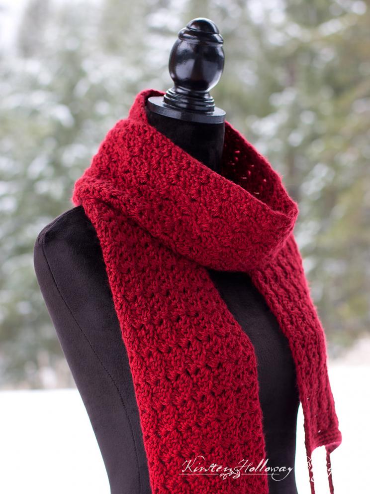 Cranberry Twist Hat and Scarf for Women-scarf4-jpg