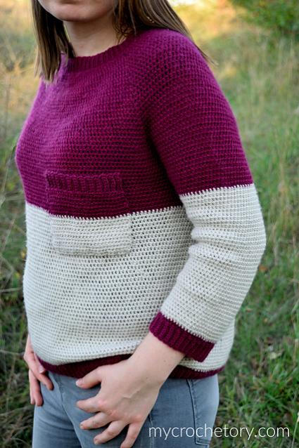 Pocket Raglan Sweater for Women, 35.5&quot;-50&quot;-sweater3-jpg