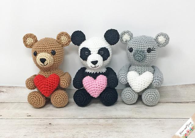 Valentine Bear, Panda and Koala-val1-jpg