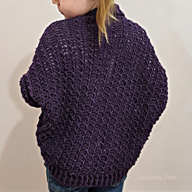 Ragged Falls Cocoon Shrug for Children, 2-12 and Adult, S-5XL-falls4-jpg