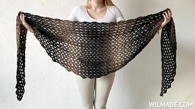 Simple V Stitch Shawl for Women-shawl1-jpg