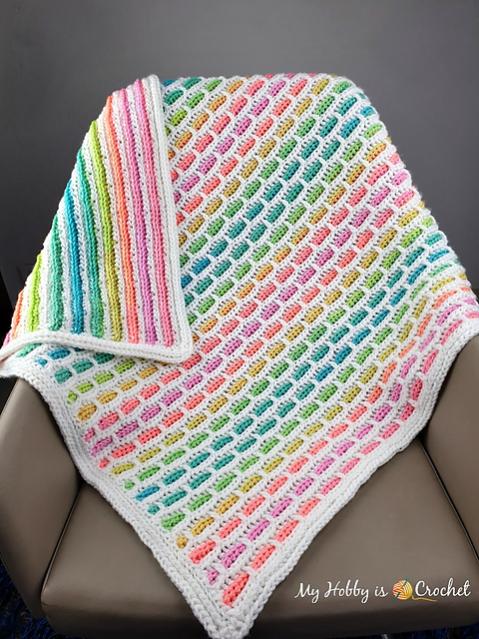 Unicorn Bricks Baby Blanket-blanket3-jpg