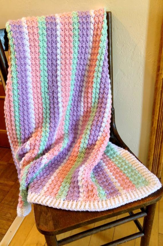 Textured Baby Blanket in Pastel-blanket4-jpg