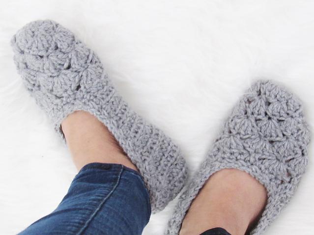 Two Pairs of Cute Slippers from Crochet Dreamz-slippers2-jpg