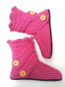 Two Pairs of Cute Slippers from Crochet Dreamz-slippers4-jpg