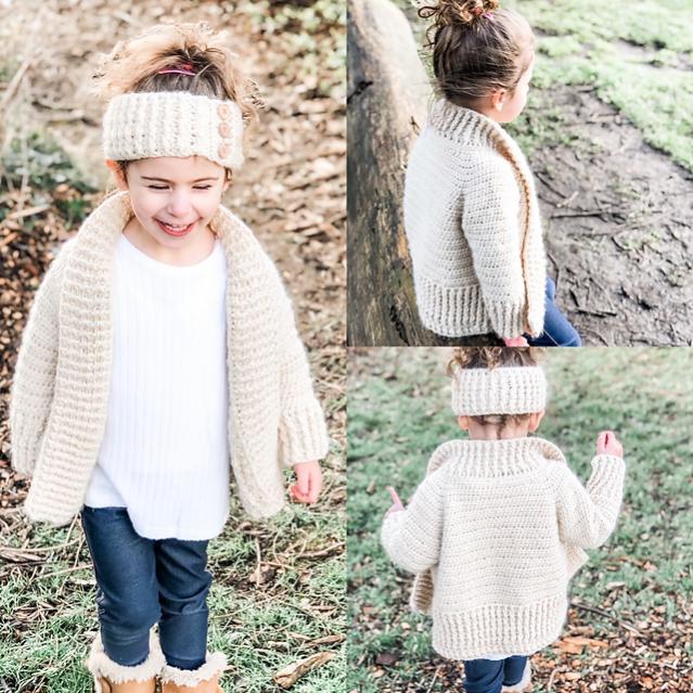 Light and Airy Cardigan and Headband for 12 mos to Adult 4XL-cardi1-jpg