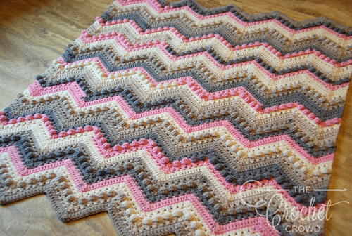 Bobble Stitch Easy Baby Blanket Free Crochet Pattern (English)-bobble-stitch-easy-baby-blanket-free-crochet-pattern-jpg