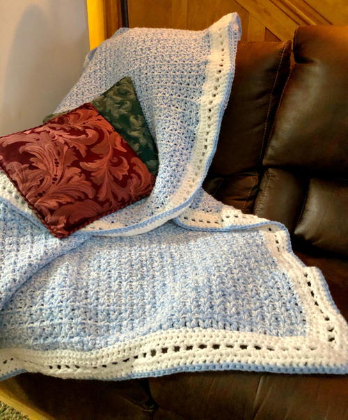 Double Crochet V-Stitch Blanket Free Crochet Pattern (English)-double-crochet-stitch-blanket-free-crochet-pattern-jpg