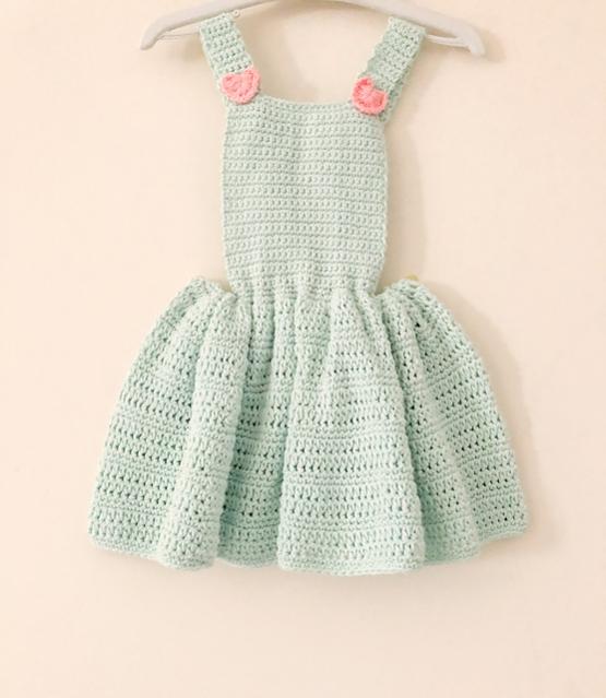 Little Hearts and Bow Dress for Babies, 0-24 mos-dress1-jpg