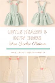Little Hearts and Bow Dress for Babies, 0-24 mos-dress2-jpg