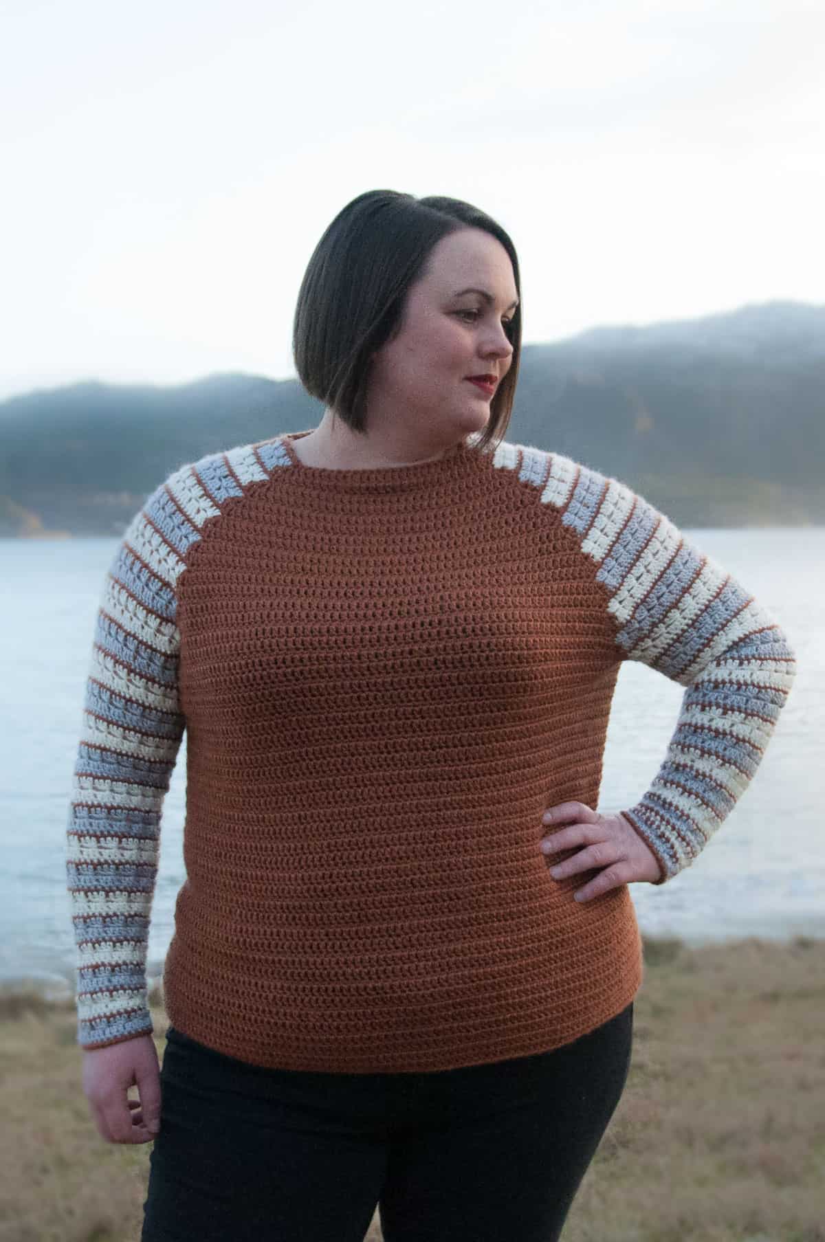 The Sleeves Raglan Pullover for Women, XS-5XL-pull2-jpg