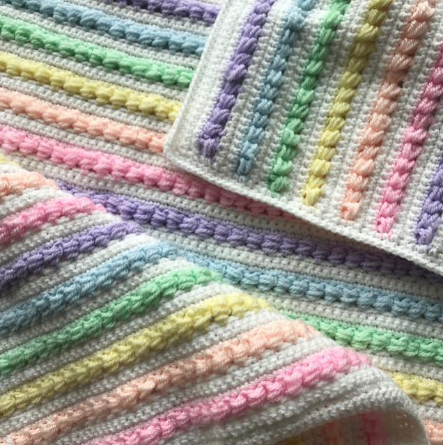 Rainbow Puff Baby Blanket-blanke-jpg