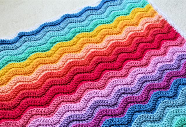 Chunky Rainbow Ripple Baby Blanket-baby4-jpg
