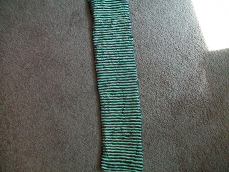 I finished knitting the 'duckie illusion scarf'-100_6989-jpg