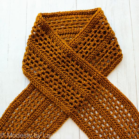 Honey Bee Scarf for Adults-a1-jpg