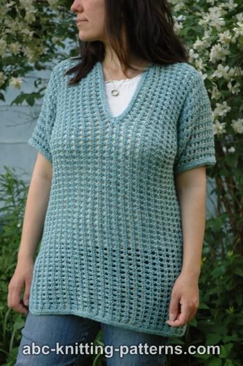 Subtle Mesh Summer Sweater for Women, S-2X, knit-e1-jpg