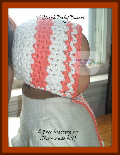 V-Stitch Baby Bonnet Free Crochet Pattern (English)-stitch-baby-bonnet-free-crochet-pattern-jpg