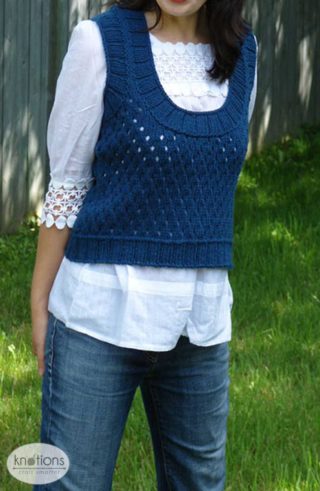 Fence Vest for Women, 32&quot;-60&quot;, knit-e1-jpg