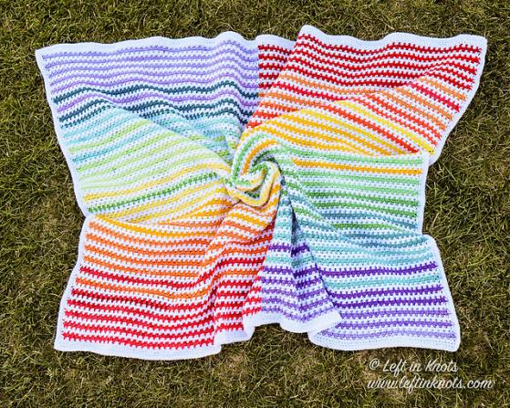 Rainbow Stripe Blanket-a1-jpg