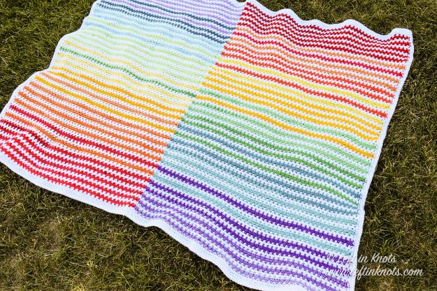Rainbow Stripe Blanket-a2-jpg