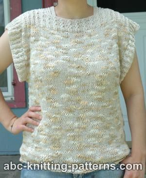 Katia Summer Top for Women, 8/10 (38/40) knit-e1-jpg