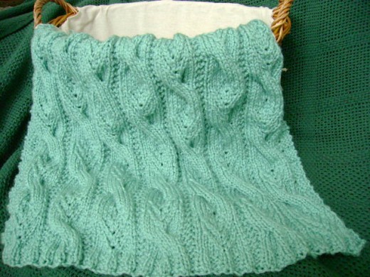 Sweet Cables Baby Blanket-d1-jpg