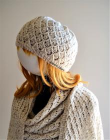Lazy Day Hat and Scarf for Women, knit-d1-jpg