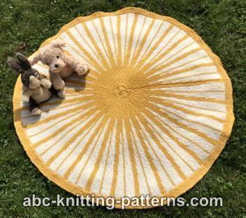 Sunburst Baby Blanket, knit-d1-jpg