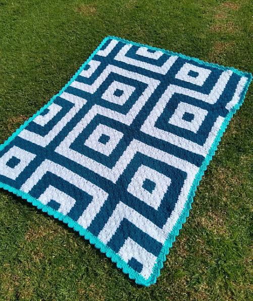 Connected Squares C2C Blanket, S/M/L-a1-jpg