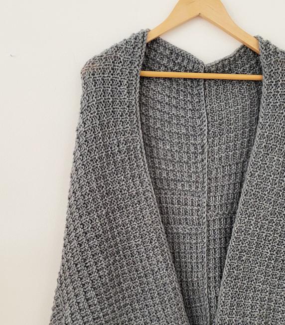 Broken Rib Blanket Cardigan for Women, knit-e1-jpg