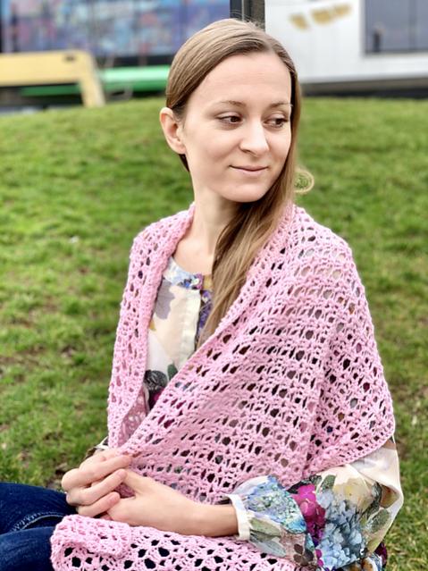 Puffs and Crosses Lace Shawl-c4-jpg