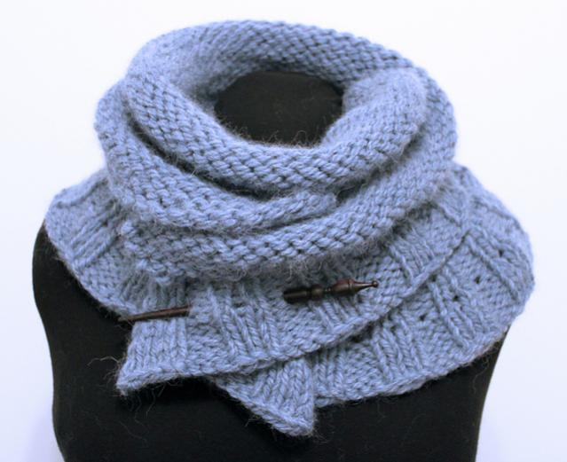 Snow Scarf for Women, knit-f1-jpg