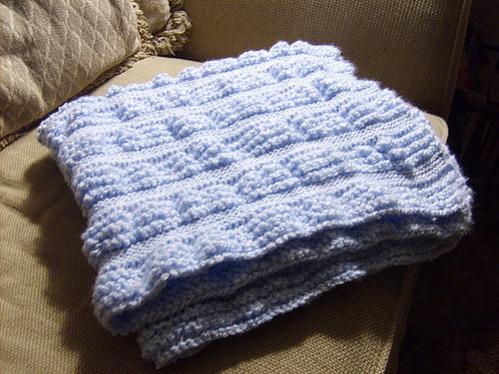 Garter Stitch Ruffles Baby Blanket, knit-g3-jpg