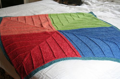 Four Corners Baby Blanket, knit-d2-jpg