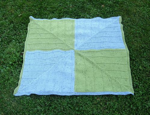 Four Corners Baby Blanket, knit-d5-jpg