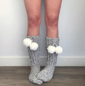 Cozy Slipper Socks for Women, size regular (5-8) and large (9-13)-w3-jpg