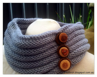 Button Cowl for Women, knit-s1-jpg