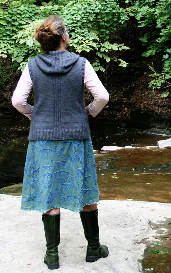 Viatori Hooded Vest for Women, XS-3X, knit-a2-jpg