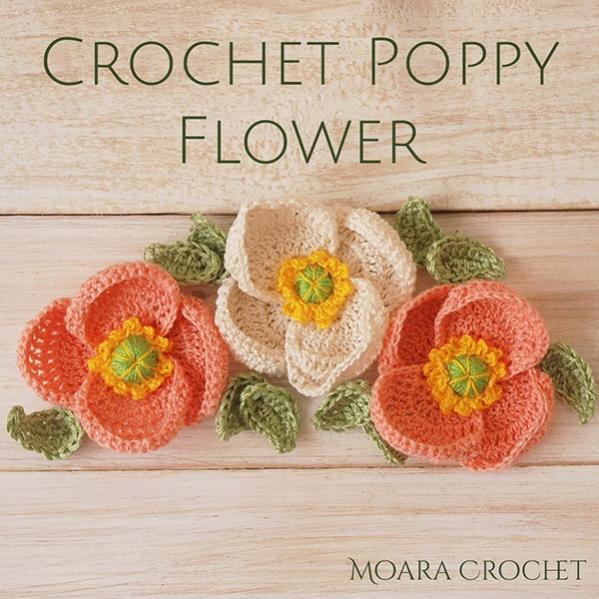 Crochet Poppy Flower-w3-jpg