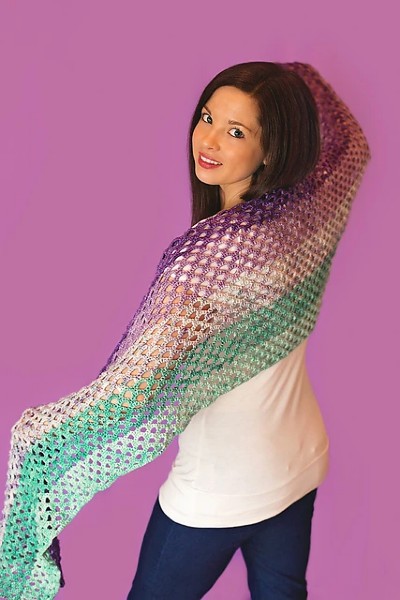 Mermaid Fade Shawl, knit-a1-jpg