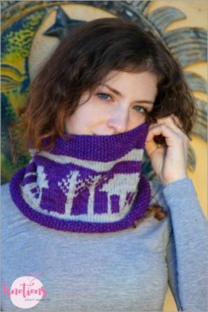 Hotoke Cowl for Women, knit-a1-jpg