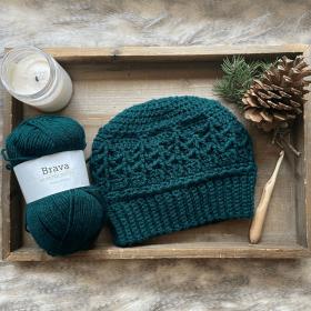 Rustic Pines Beanie and Cowl for Baby to Adult Large-w3-jpg