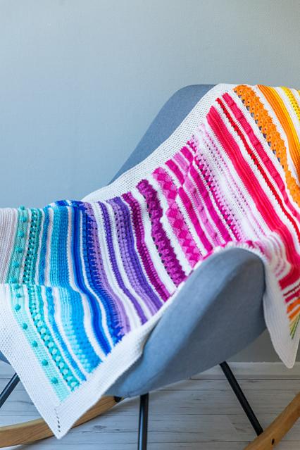 Baby Rainbow Sampler Blanket-e3-jpg