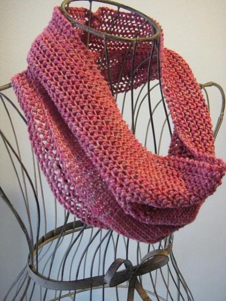 Sweet Strawberry Cowl for Women, knit-d1-jpg