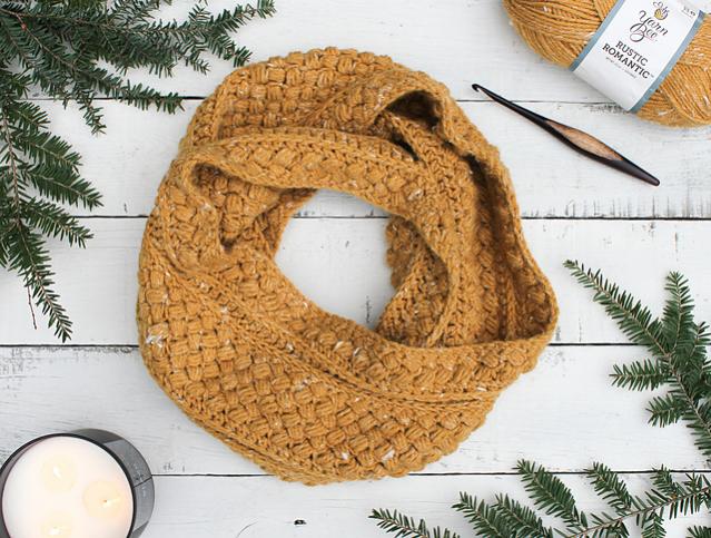 Mustard Puff Infinity Cowl for Adults-q1-jpg