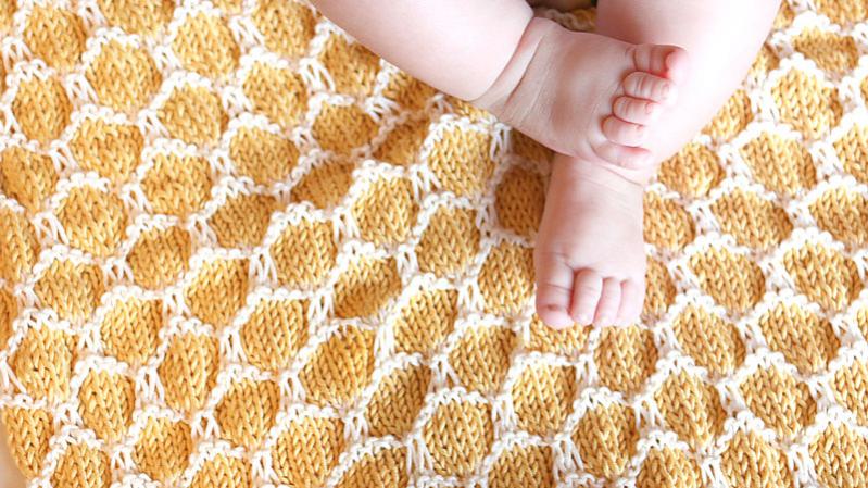 Honeycomb Baby Blanket, knit-a5-jpg