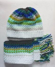Ocean Fade Hat and Scarf for Adults-e2-jpg